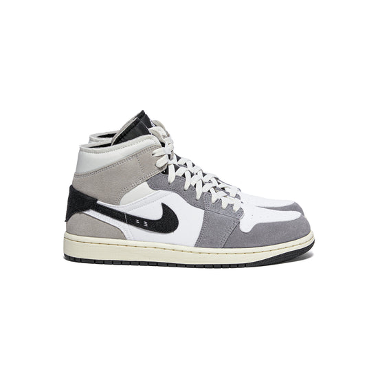 Nike Air Jordan 1 Mid SE Craft (Cement Grey/Black/White/Tech Grey)