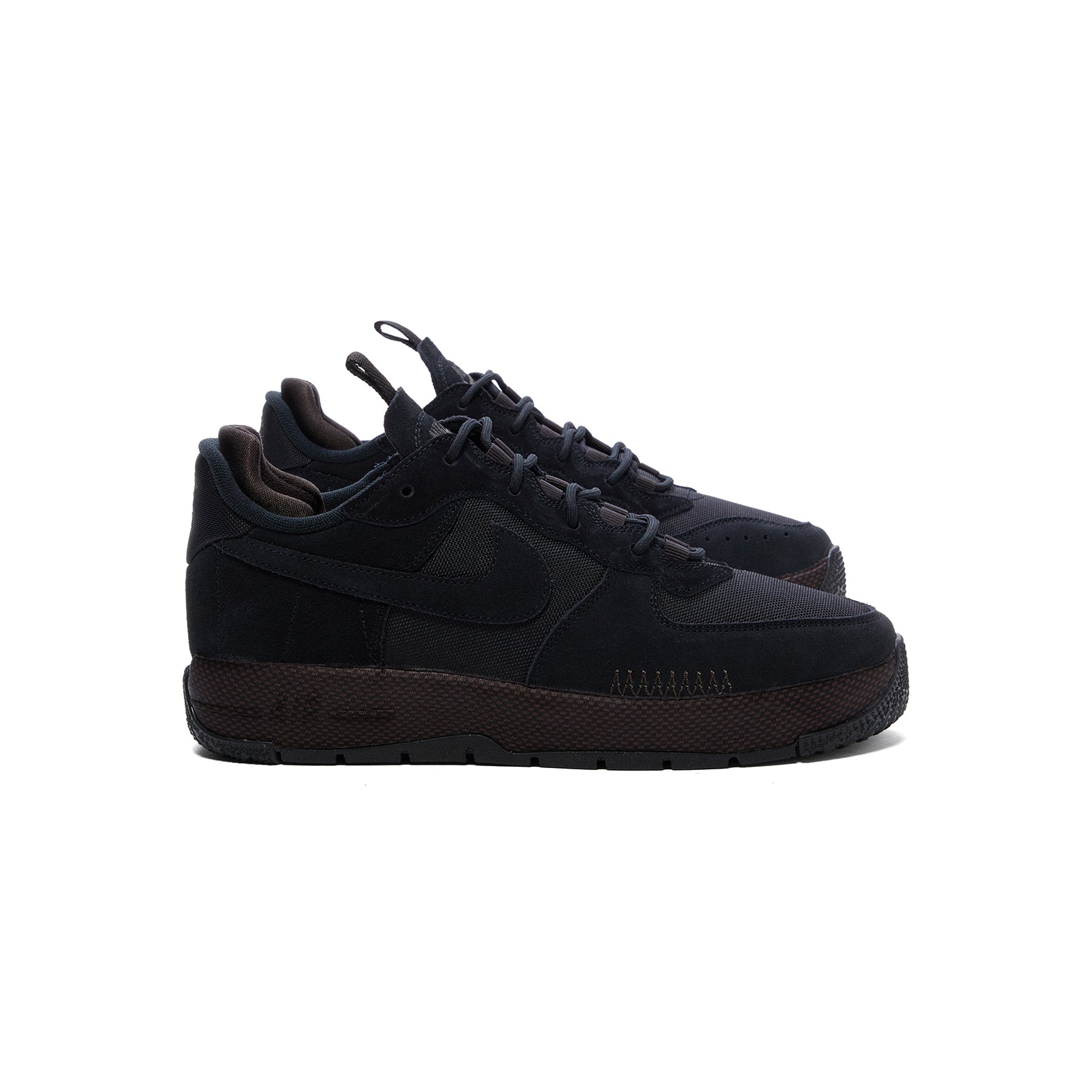 Nike Womens Air Force 1 Wild (Black/Velvet Brown/Cedar) â CNCPTS