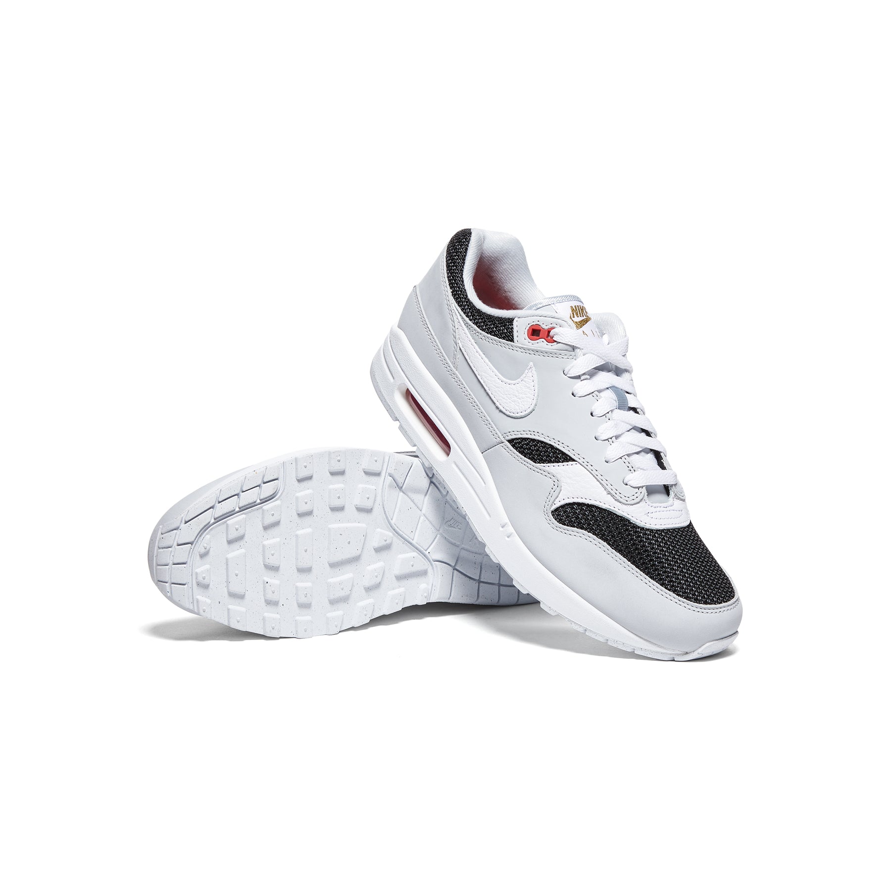 Nike Air Max 1 Premium (Pure Platinum/White/Black/Sport Red)