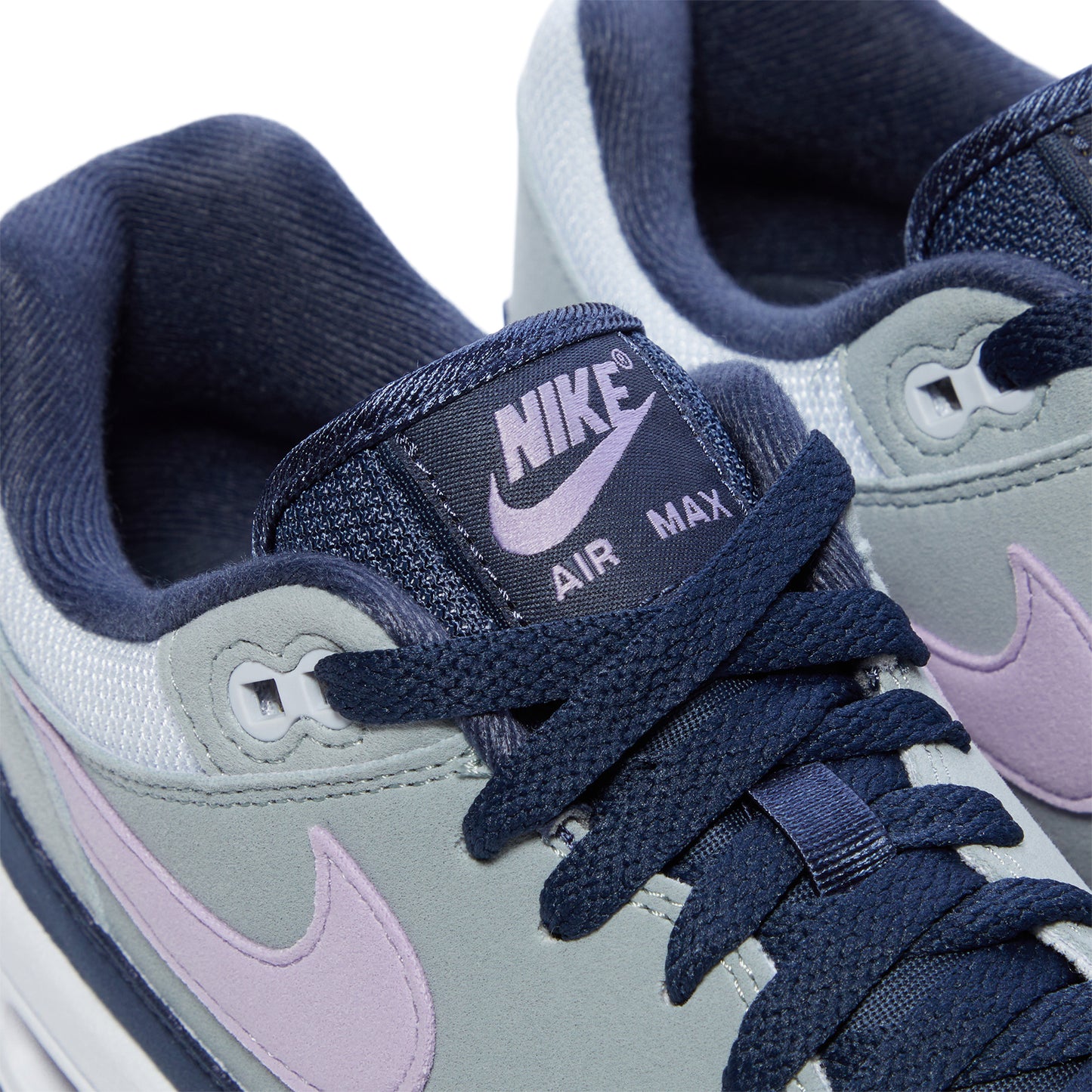 Nike Air Max 1 (Football Grey/Lilac Bloom/Thunder Blue)