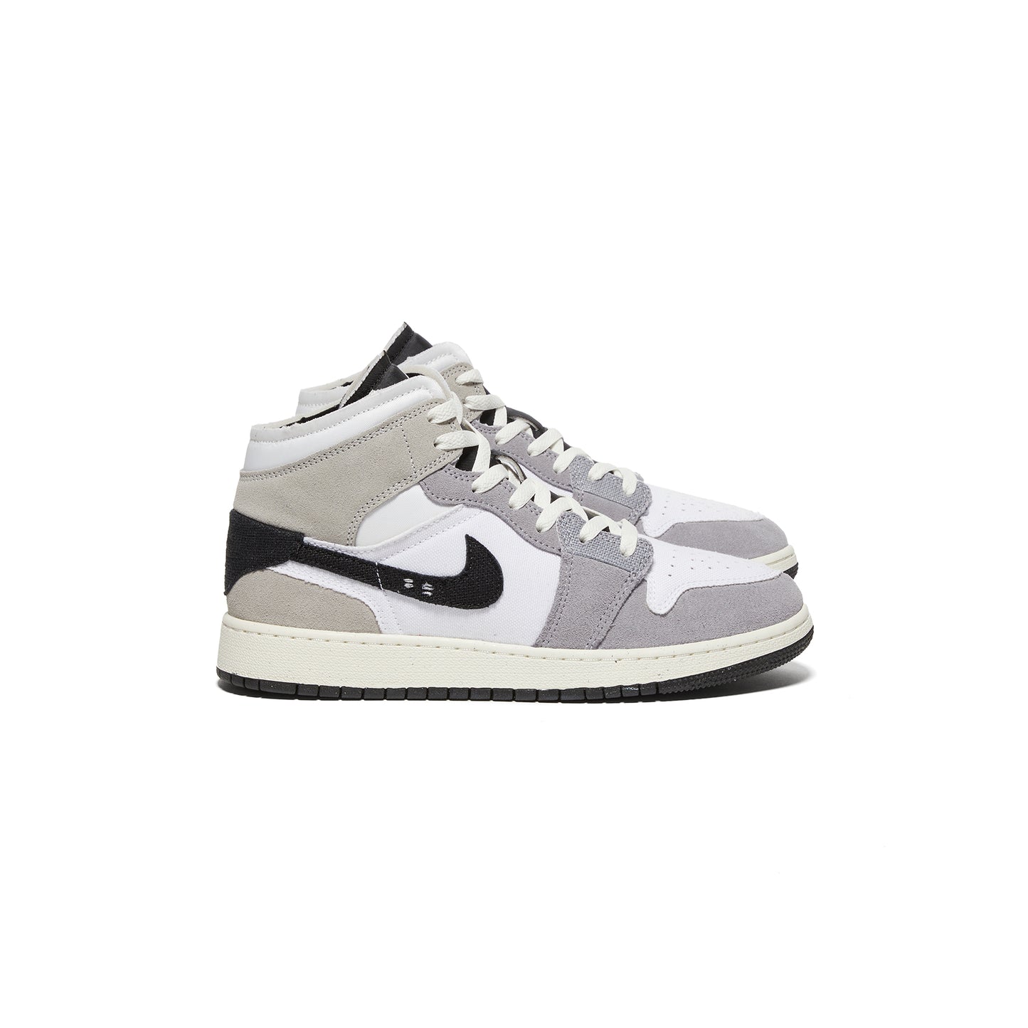 Nike Kids Air Jordan 1 Mid SE (Cement Grey/Tech Grey)