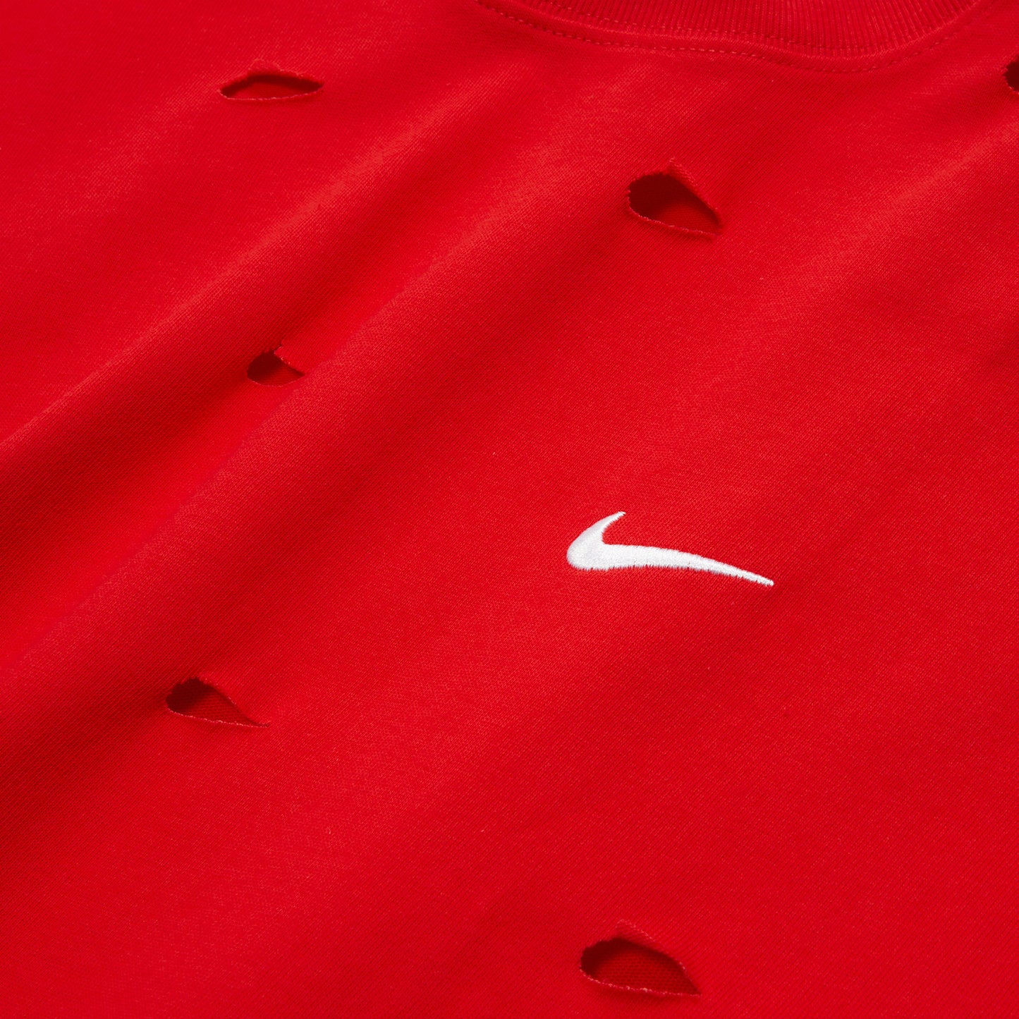 Nike x Jacquemus Cutout Swoosh Tee (University Red)