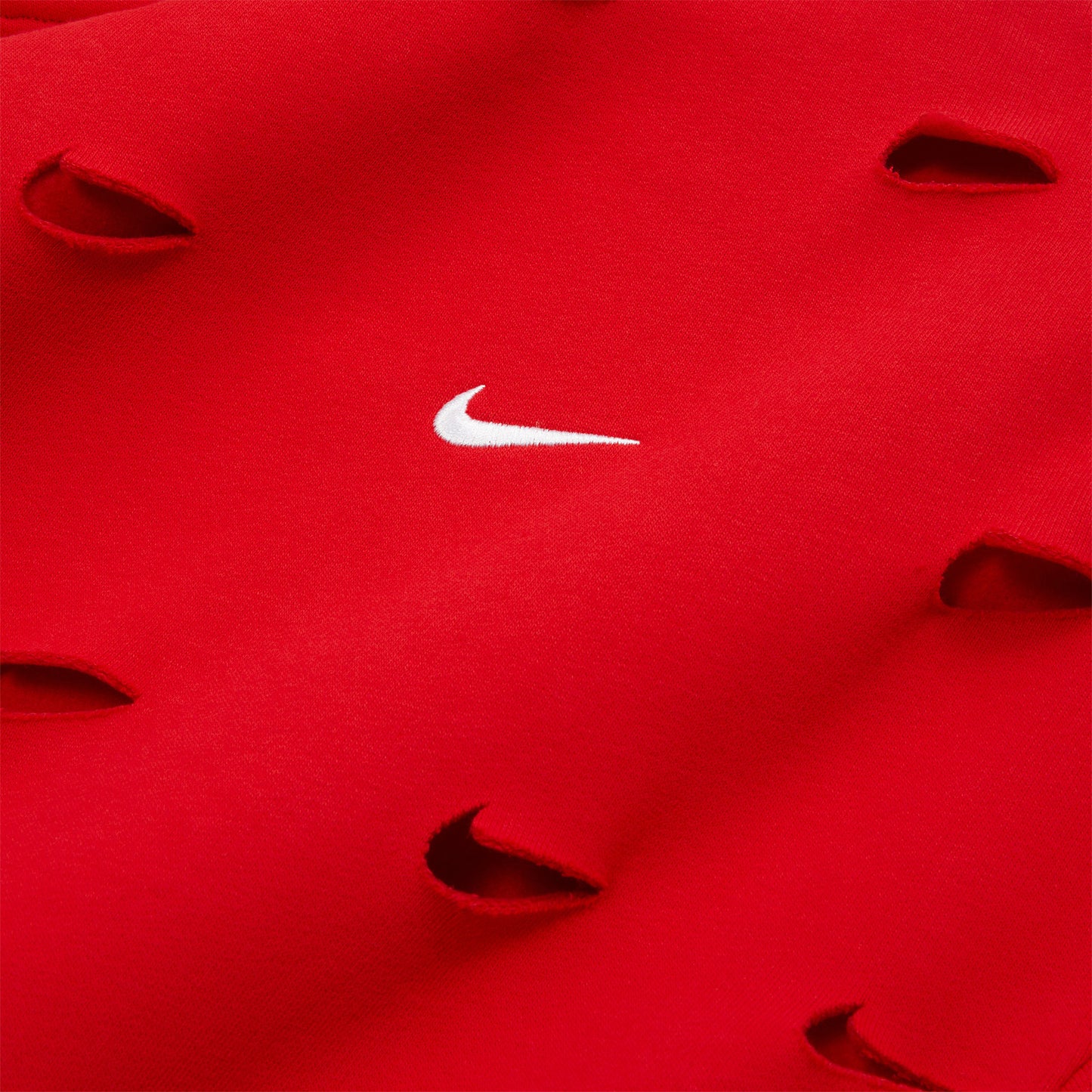 Nike x Jacquemus Cutout Swoosh Hoodie (University Red)