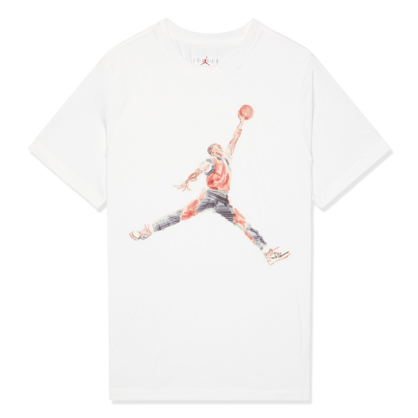 Nike Jordan Brand Watercolor Jumpman T-Shirt (White)