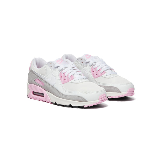 Nike Womens Air Max 90  (White/Sail/Medium Soft Pink/Sumit White)
