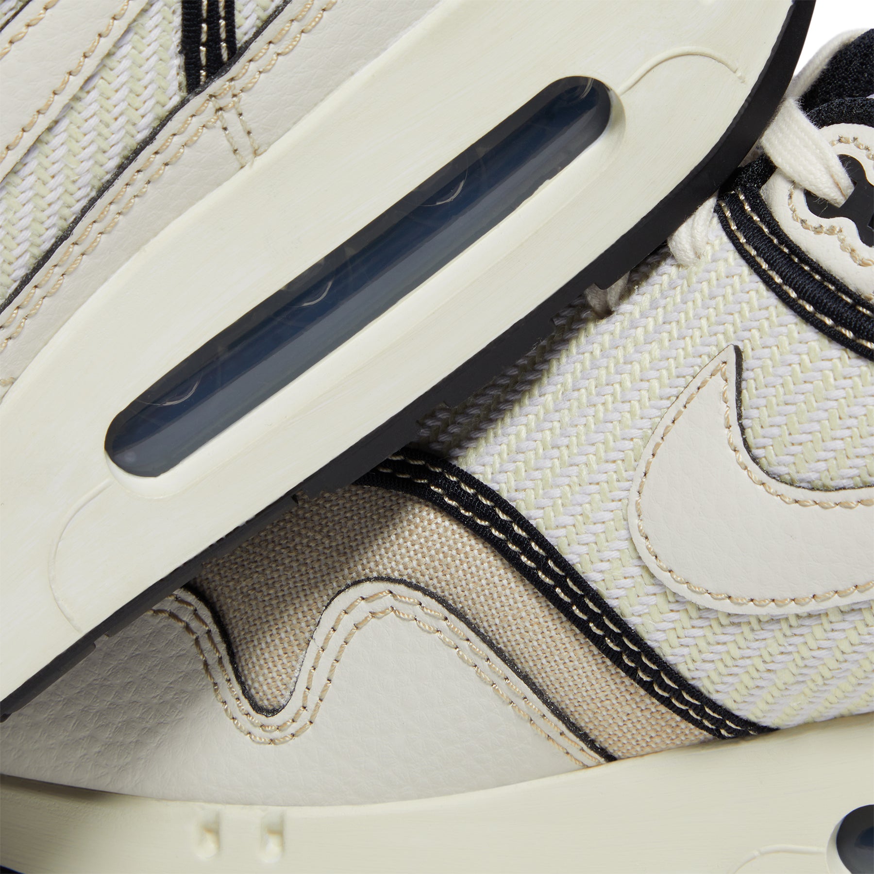 Nike air max 1 premium pure platinum sail black white Clearance