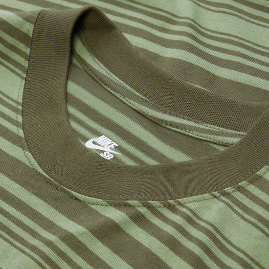 Nike SB Max90 Striped T-Shirt (Oil Green)