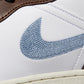 Nike Kids Air Jordan 1 Low SE (White/Blue Grey/Black/Sail)