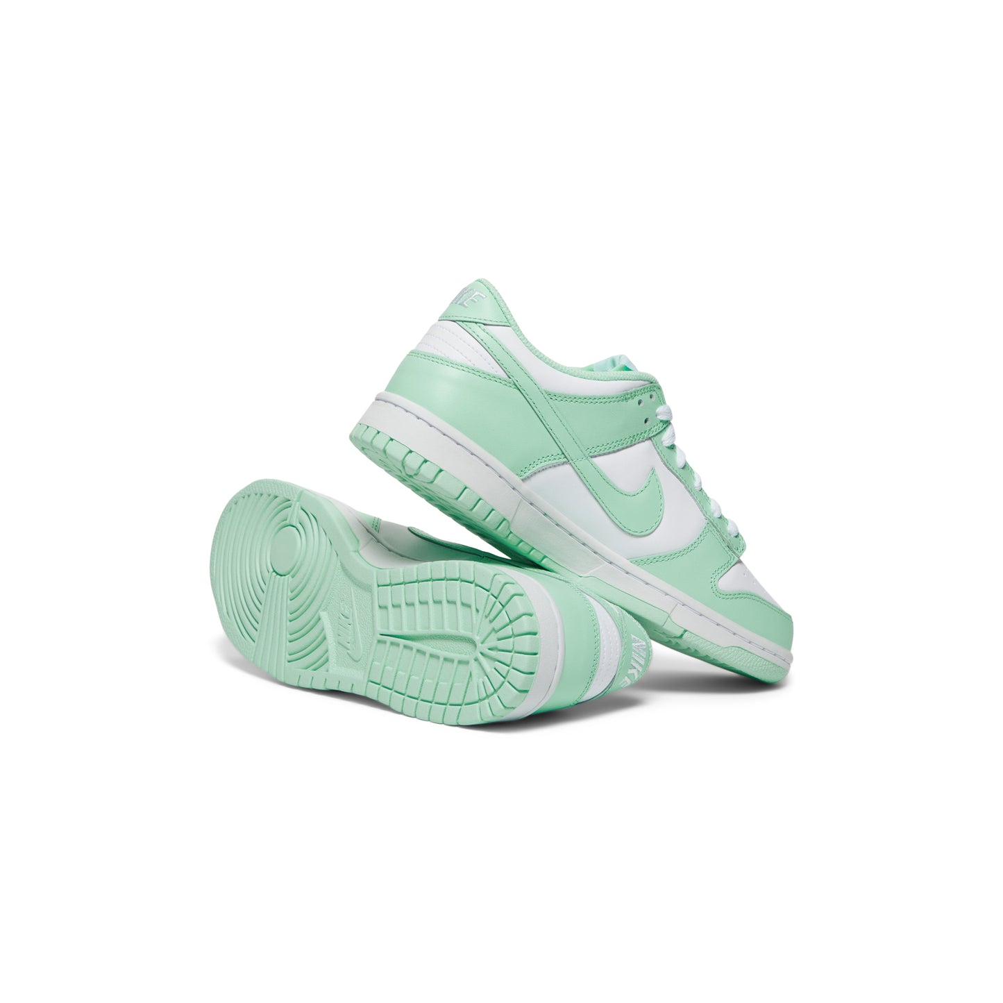 Nike Kids GS Dunk Low (White/Mint Foam)