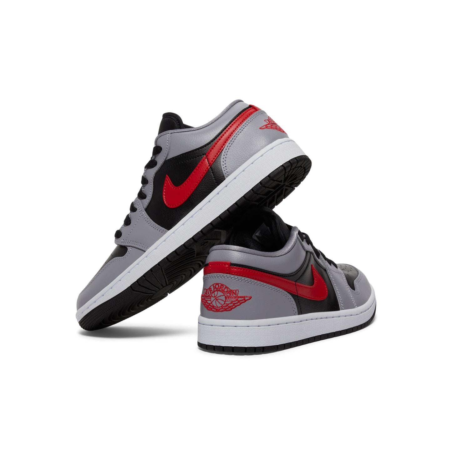 Nike Womens Air Jordan 1 Low (Cement Grey/Fire Red/Black/White)