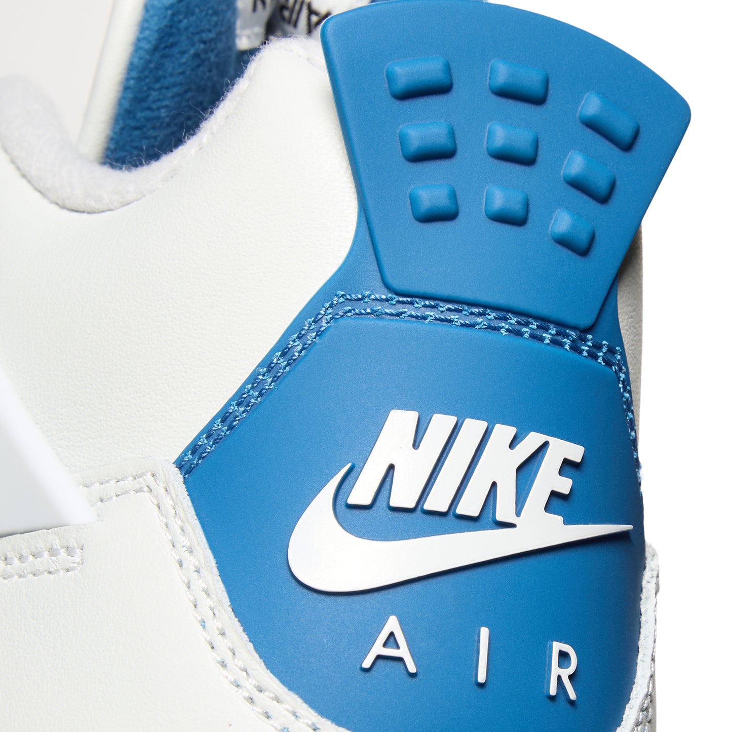 Nike Kids Air Jordan 4 Retro (Off White/Military Blue/Neutral Grey)