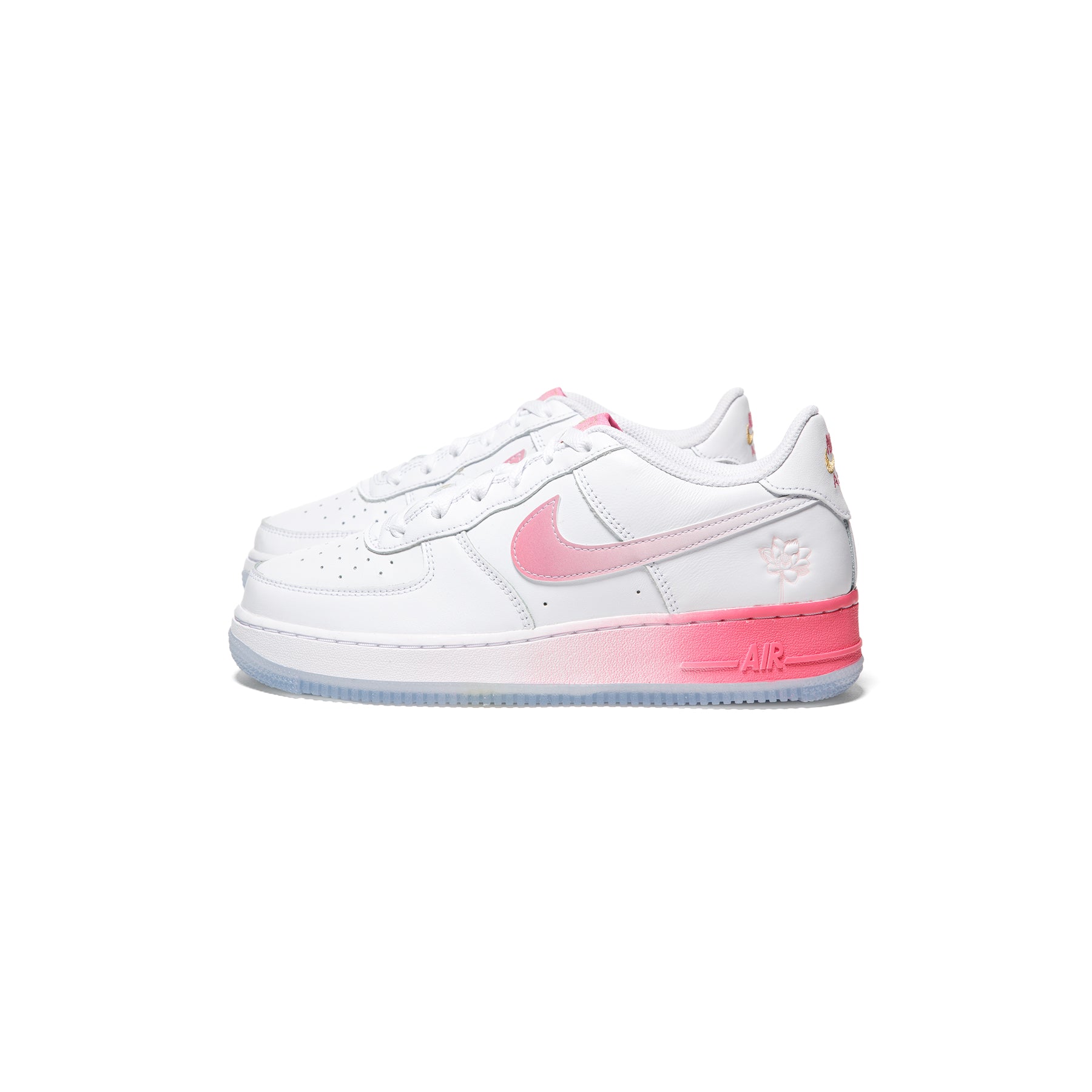 Nike Air Force 1 LV8 GS Big Kids (FD1023-100) White/Lotus Pink / 6