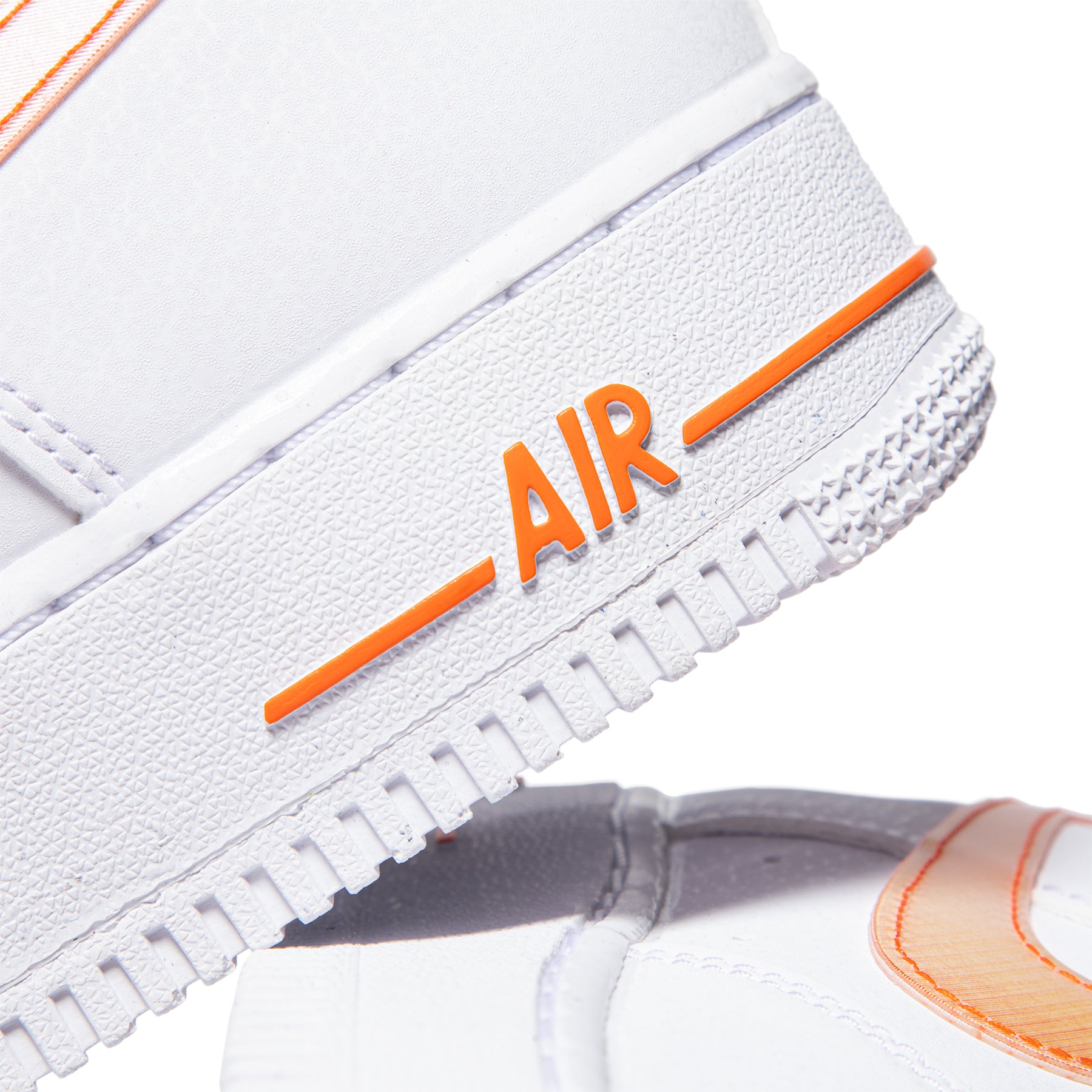 Orange Outlined Nike Air Force Onesorange & White Nike Air 