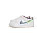Nike Kids Dunk Low (White/Diffused Blue/White/Mystic Red)