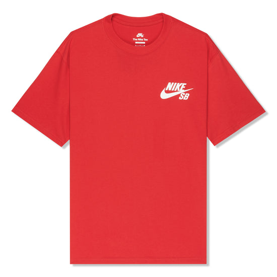 Nike SB Logo Skate T-Shirt (University Red)