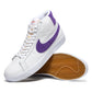 Nike SB Zoom Blazer Mid ISO (White/Court Purple/Gum Light Brown)