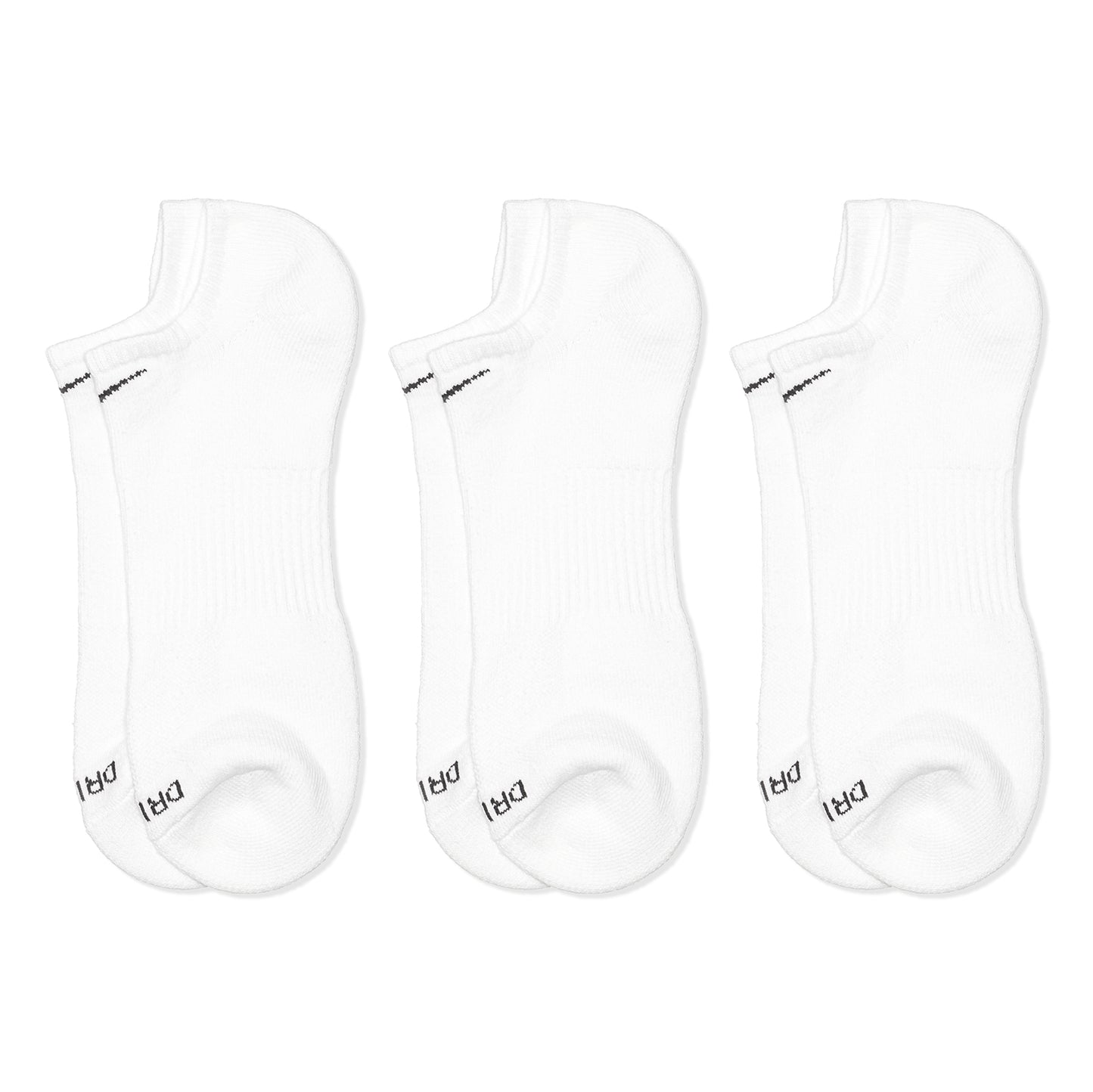 Nike Everyday Training No-Show Socks 3-Pack (White)