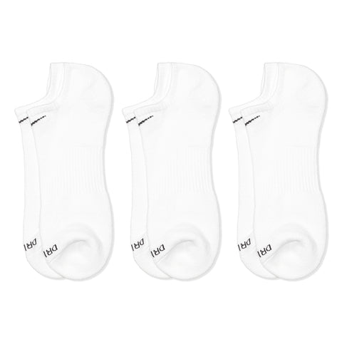 Nike Everyday Training No-Show Socks 3-Pack (White)