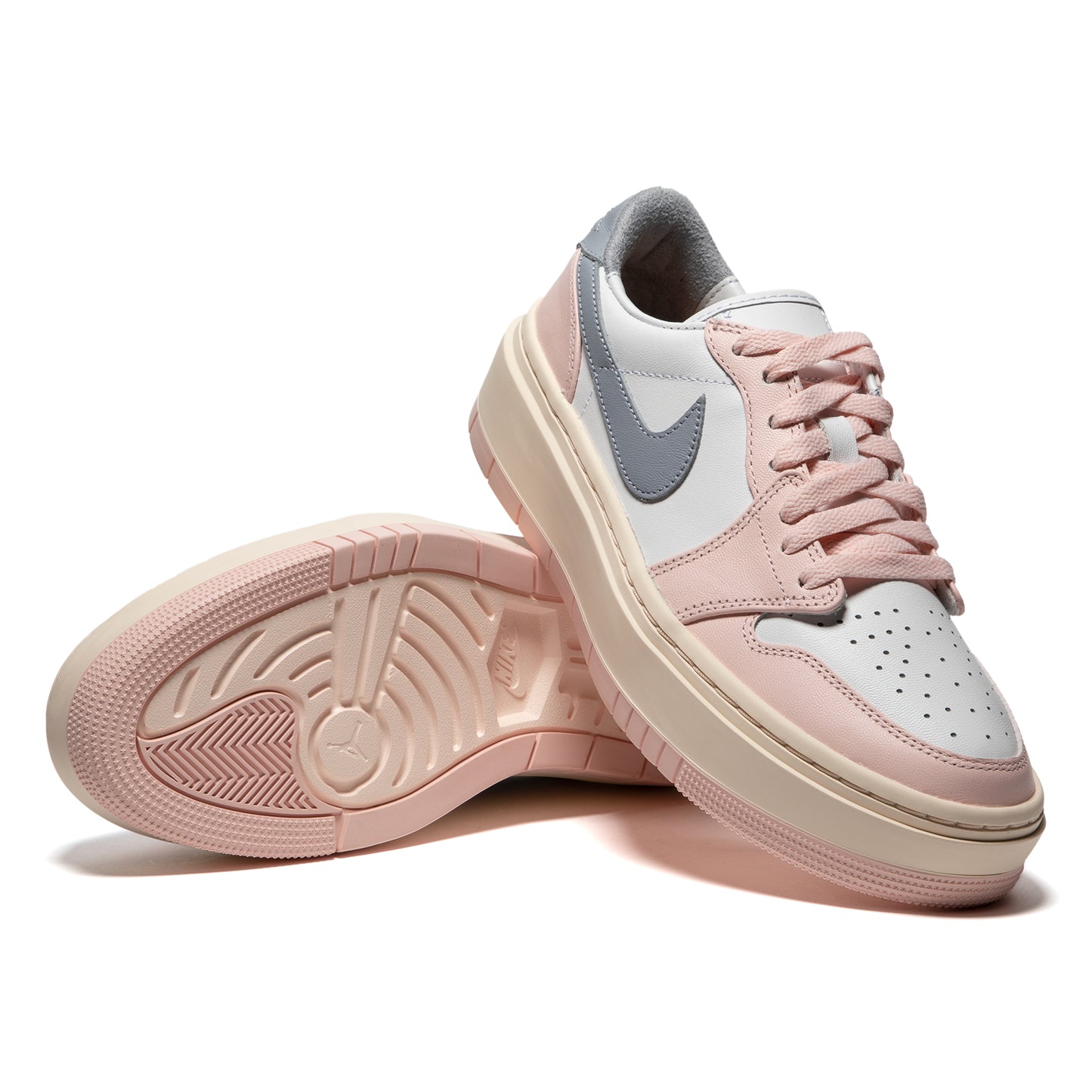 Nike Womens Air Jordan 1 Elevate Low (Atmosphere/Light Steel Grey/White/Guava Ice)