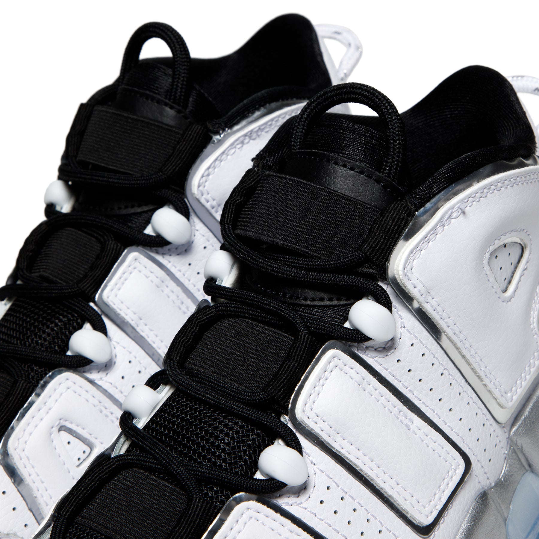Women's shoes Nike W Air More Uptempo White/ Metallic Silver-Black-Clear