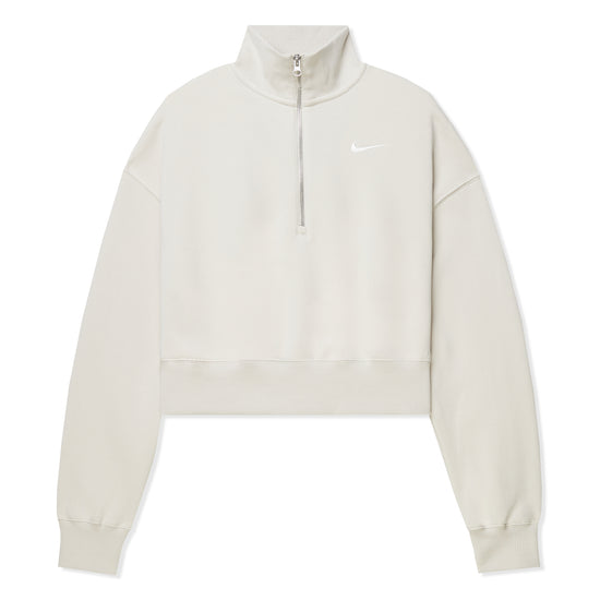Nike Womens Sportswear Phoenix Fleece Pullover (Light Orewood Brown/Sail)