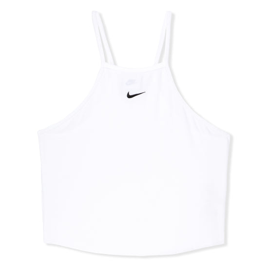 Nike Womens Essentials Ribbed Tank Top (White/Black)