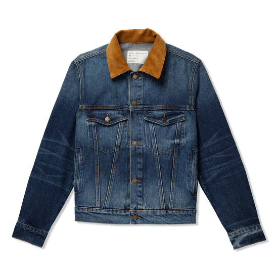 ONE OF THESE DAYS Trucker Jacket (Navy)