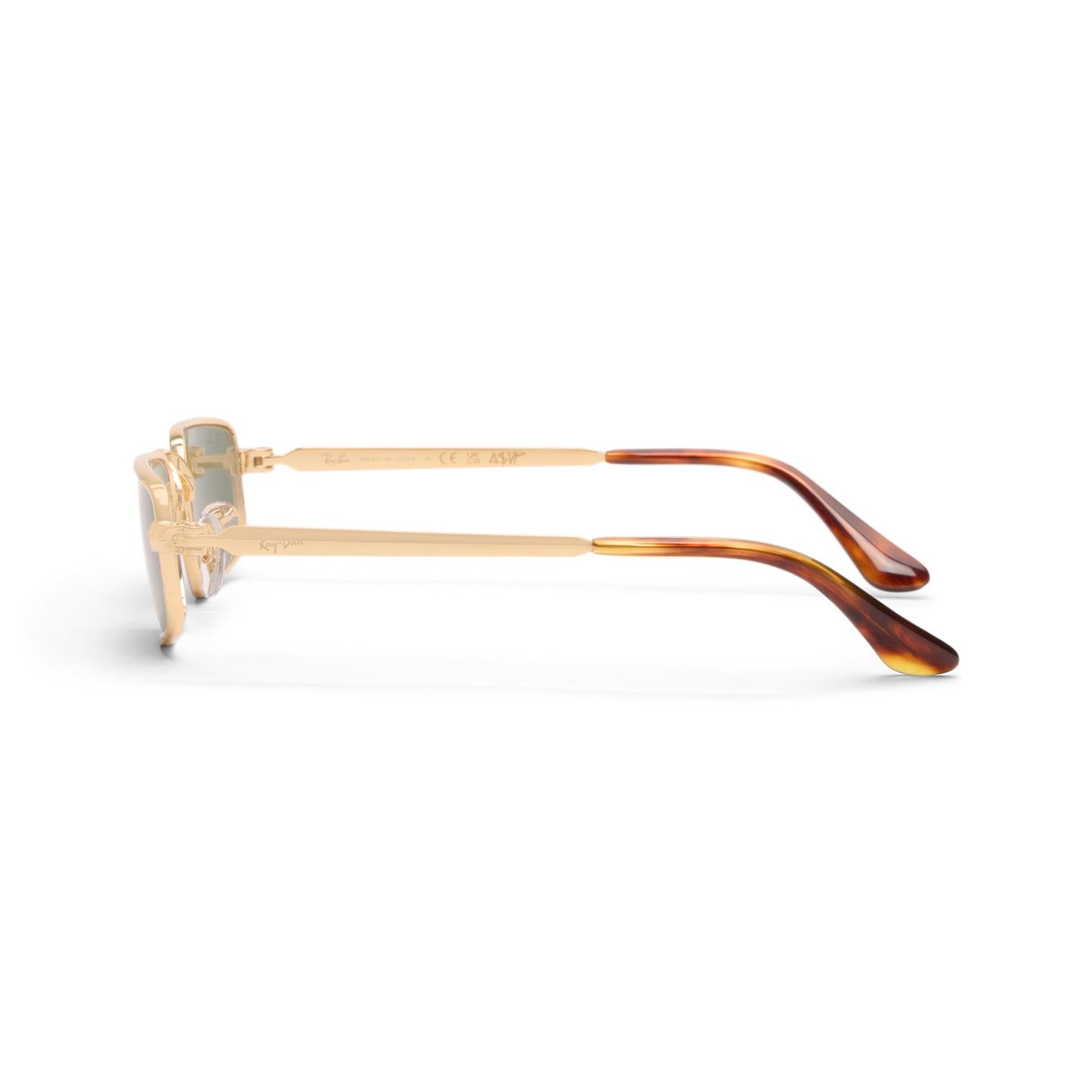 Ray-Ban x A$AP Rocky Bold Metals (Gold/Green)