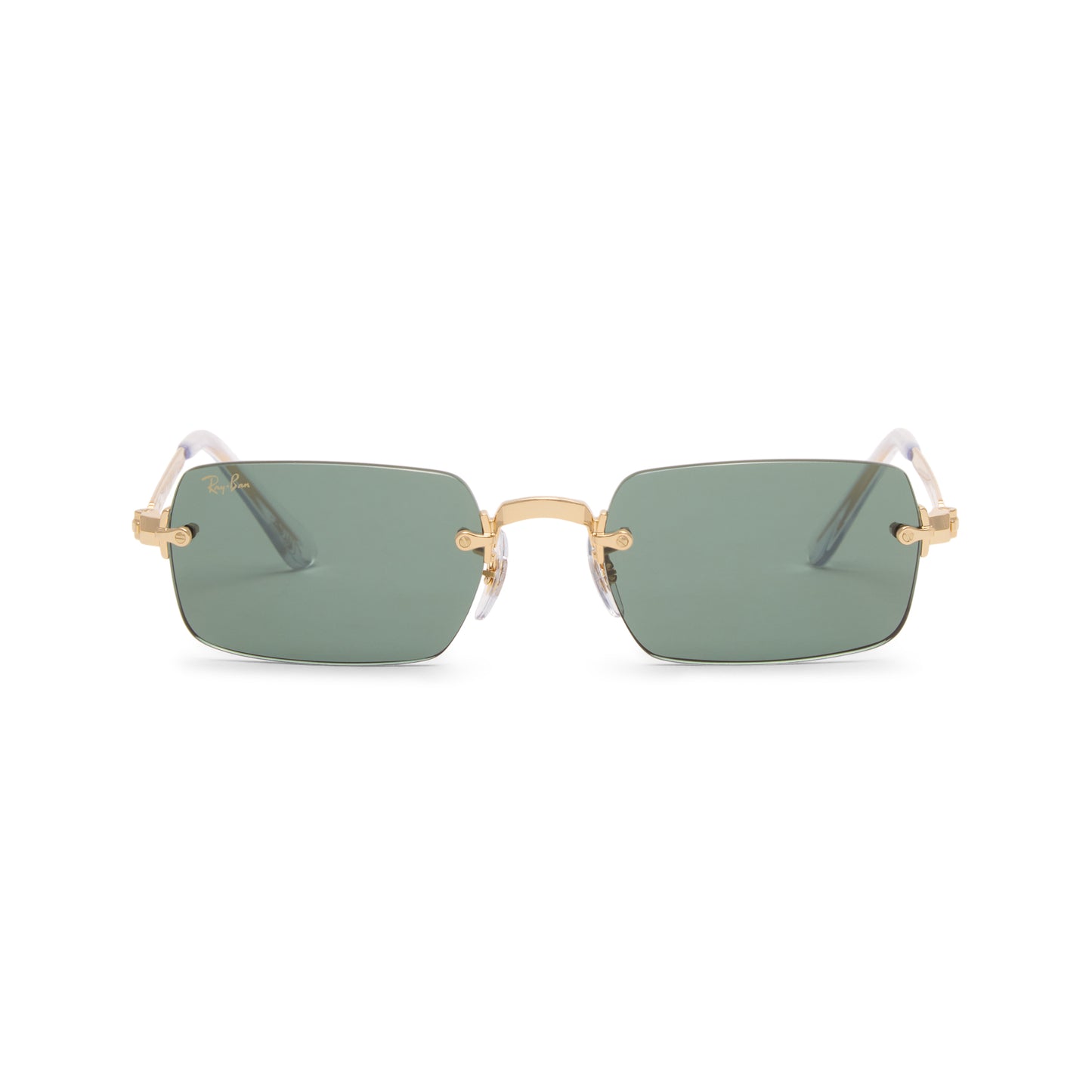 Ray-Ban x A$AP Rocky Rimless (Gold/Dark Green)