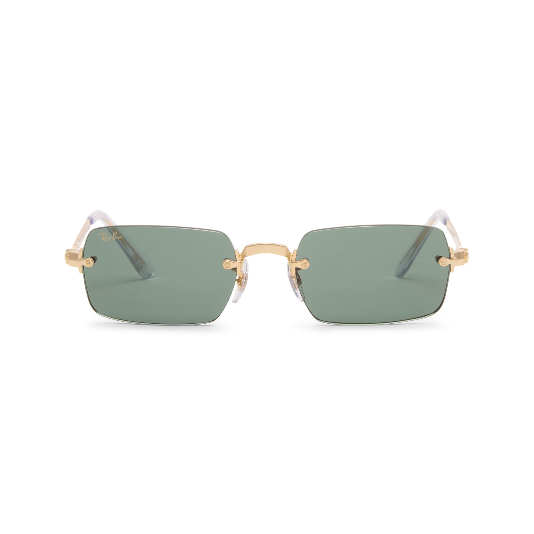 Ray Ban A$AP Rocky x Ray Ban Rimless (Gold/Dark Green)