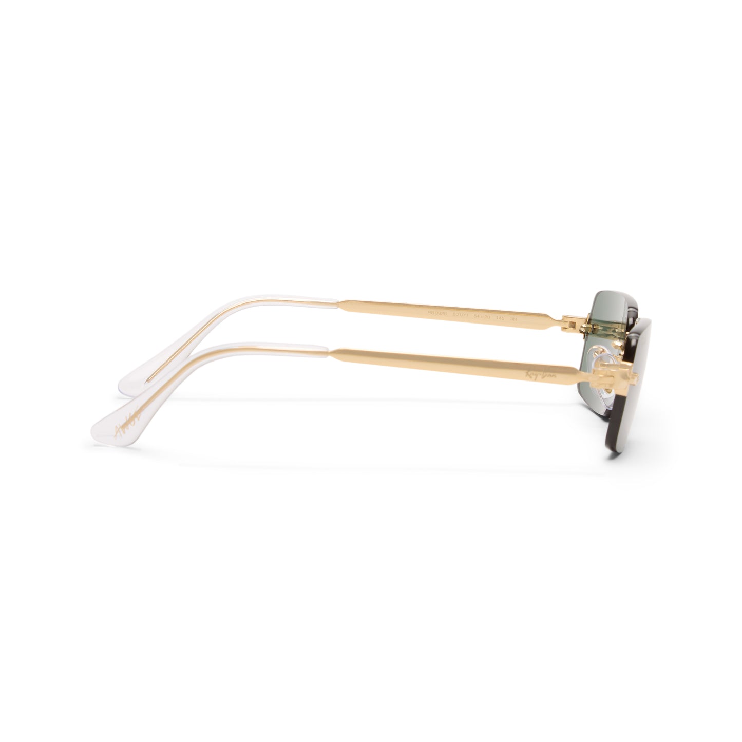 Ray-Ban x A$AP Rocky Rimless (Gold/Dark Green)