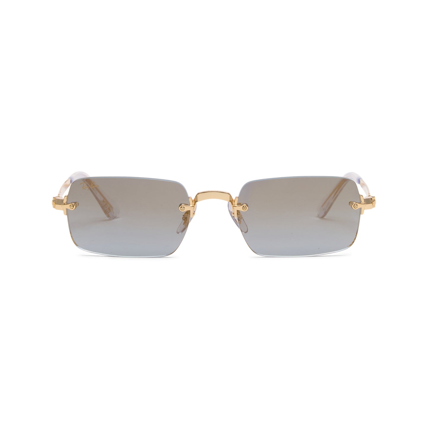 Ray-Ban x A$AP Rocky Rimless (Gold/Blue Gardient Dark Gray)