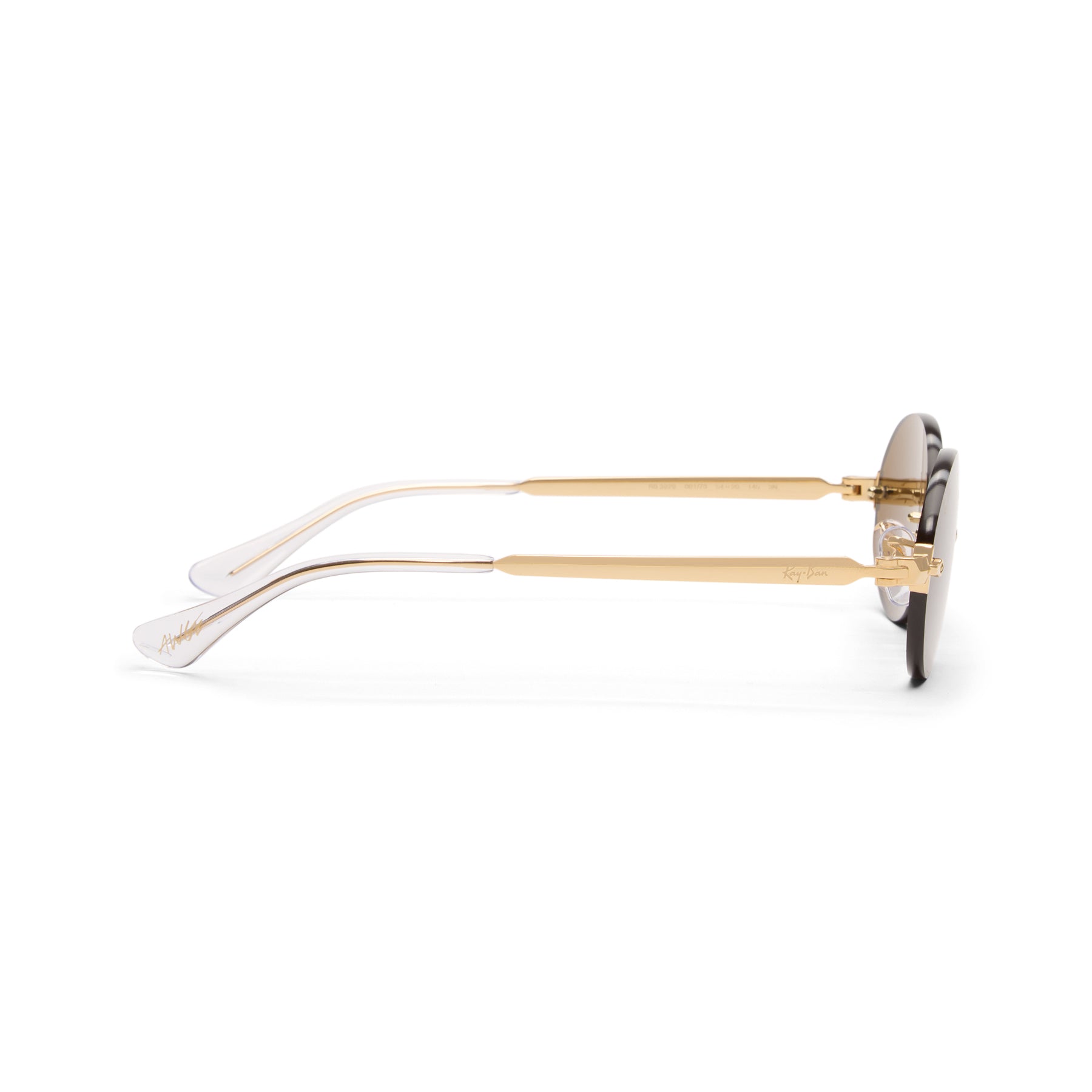 Ray Ban A$AP Rocky x Ray Ban Rimless (Gold/Dark Brown)