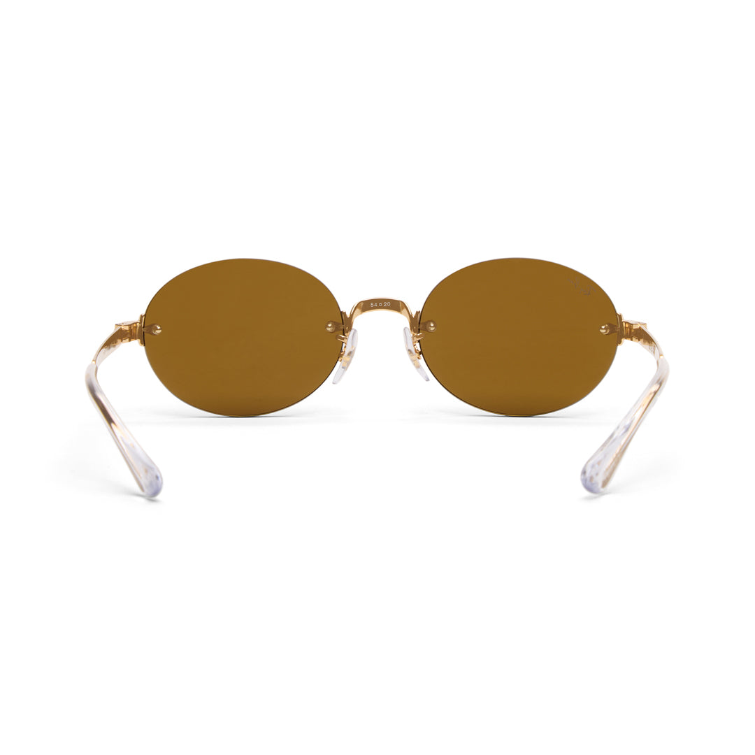 Ray-Ban x A$AP Rocky Rimless (Gold/Dark Brown)