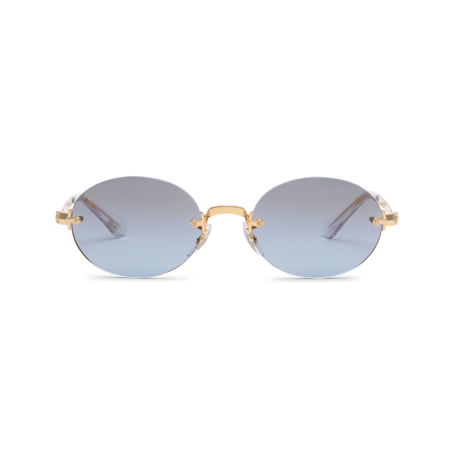 Ray-Ban x A$AP Rocky Rimless (Gold/Blue Gardient Dark Gray)