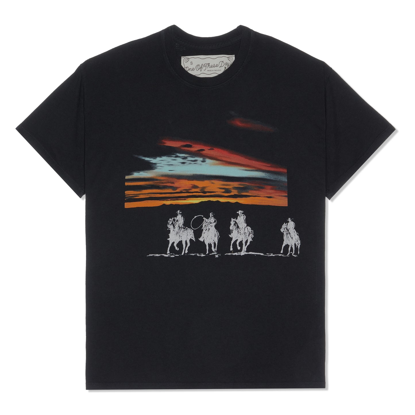 One Of These Days Statues Making Sound Tee (Washed Black)