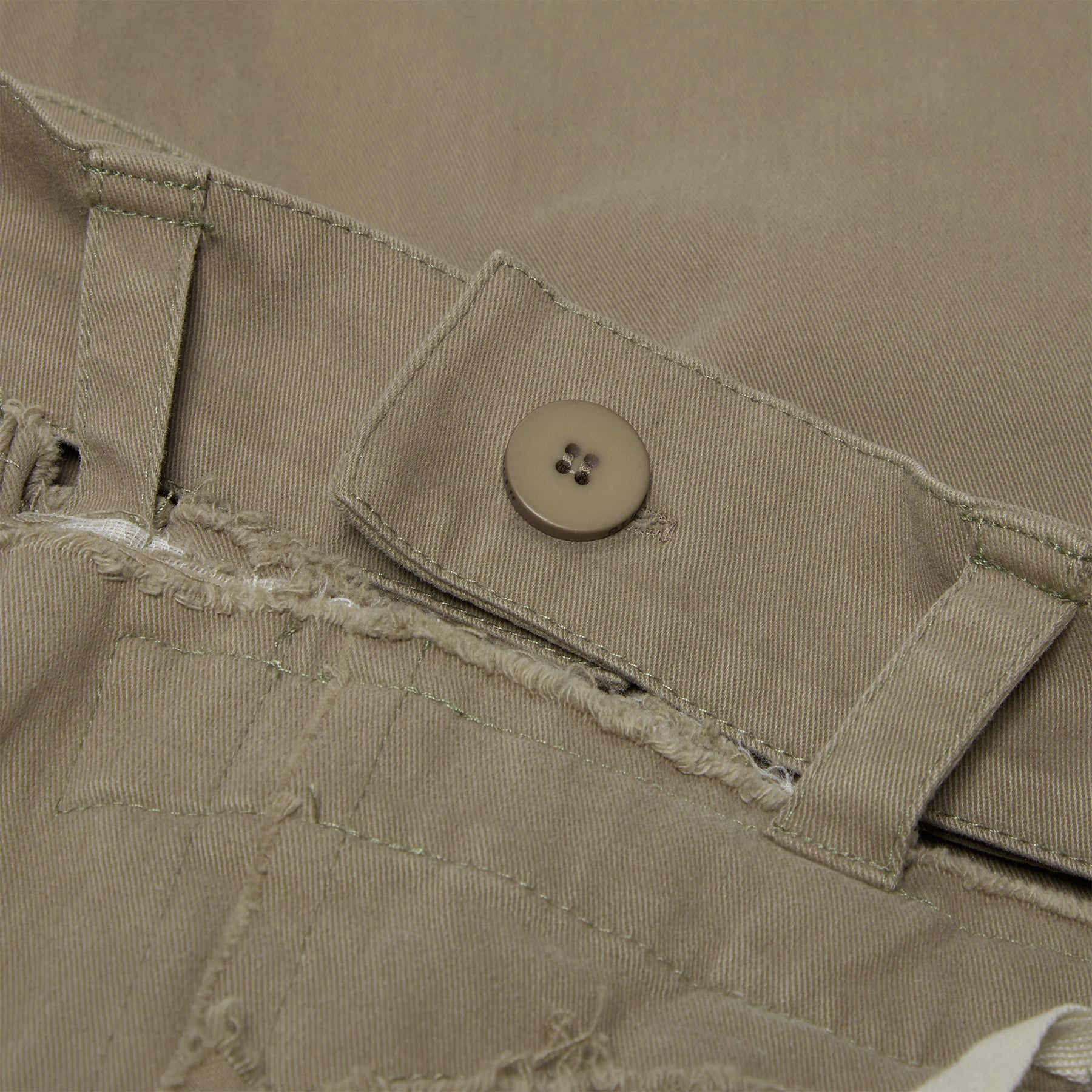 Ottolinger Woven Baggy Cargo Pants (Olive Grey)