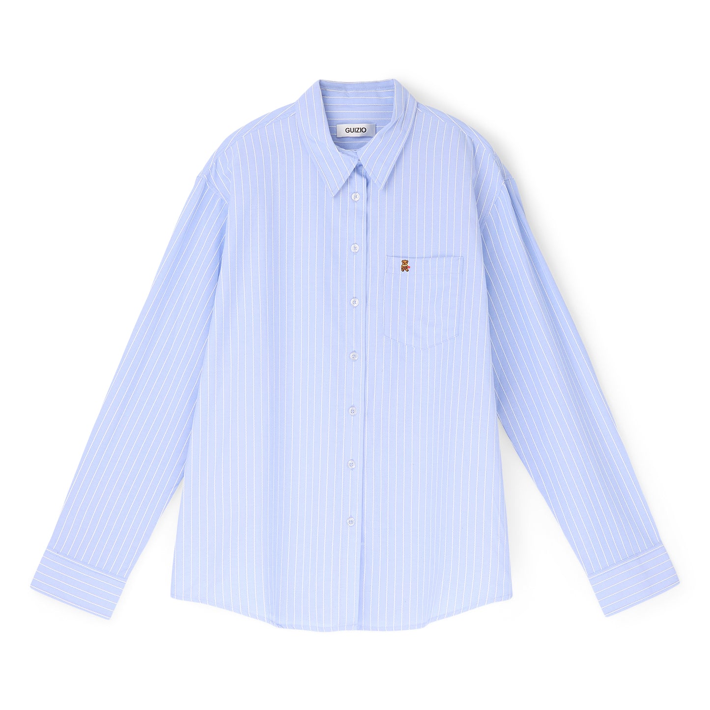 Danielle Guizio Oona Buttondown (Blue/White)