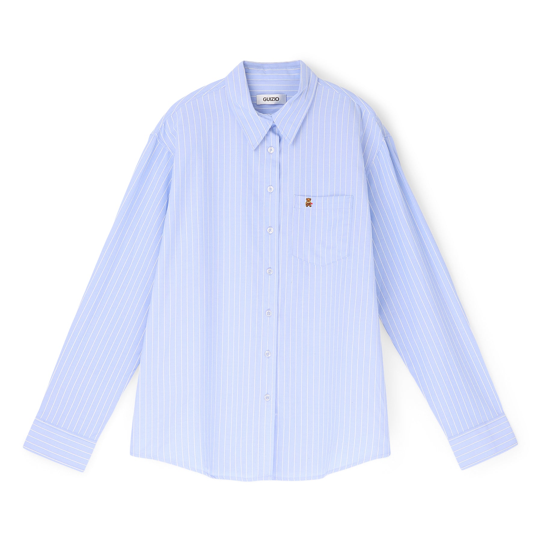 Danielle Guizio Oona Buttondown (Blue/White)