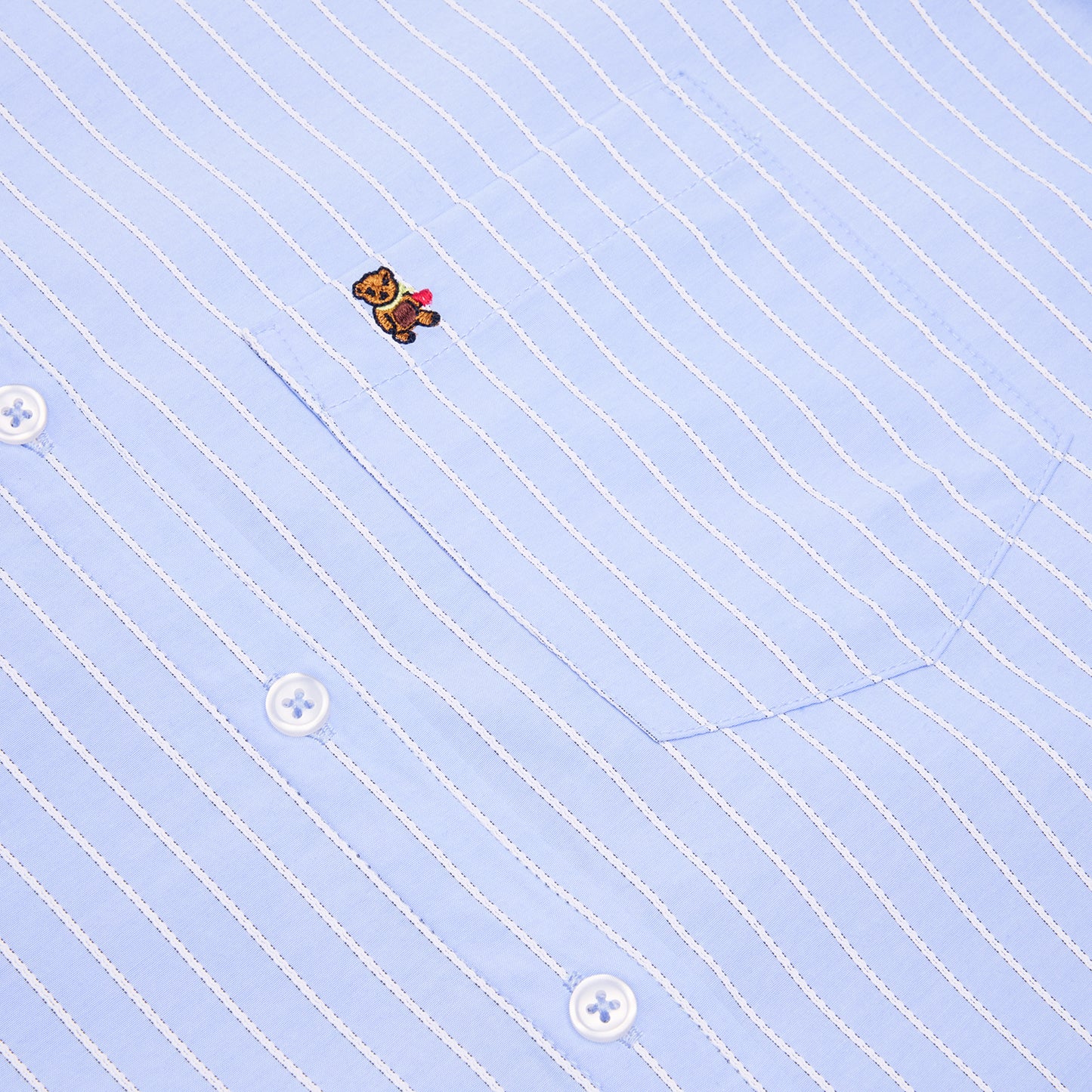 Danielle Guizio Oona Buttondown (Blue/White)