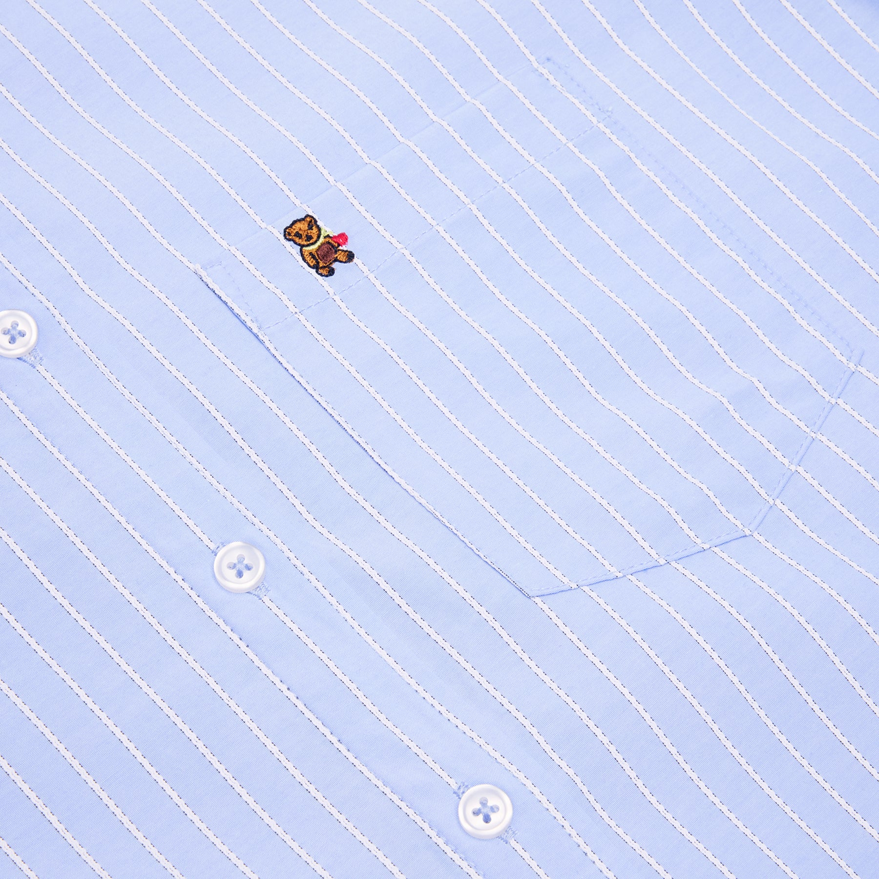 Danielle Guizio Oona Buttondown (Blue/White)