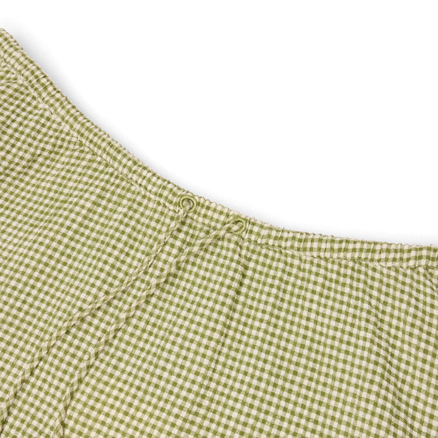 Danielle Guizio Maelle Gingham Mini Skirt (Green)