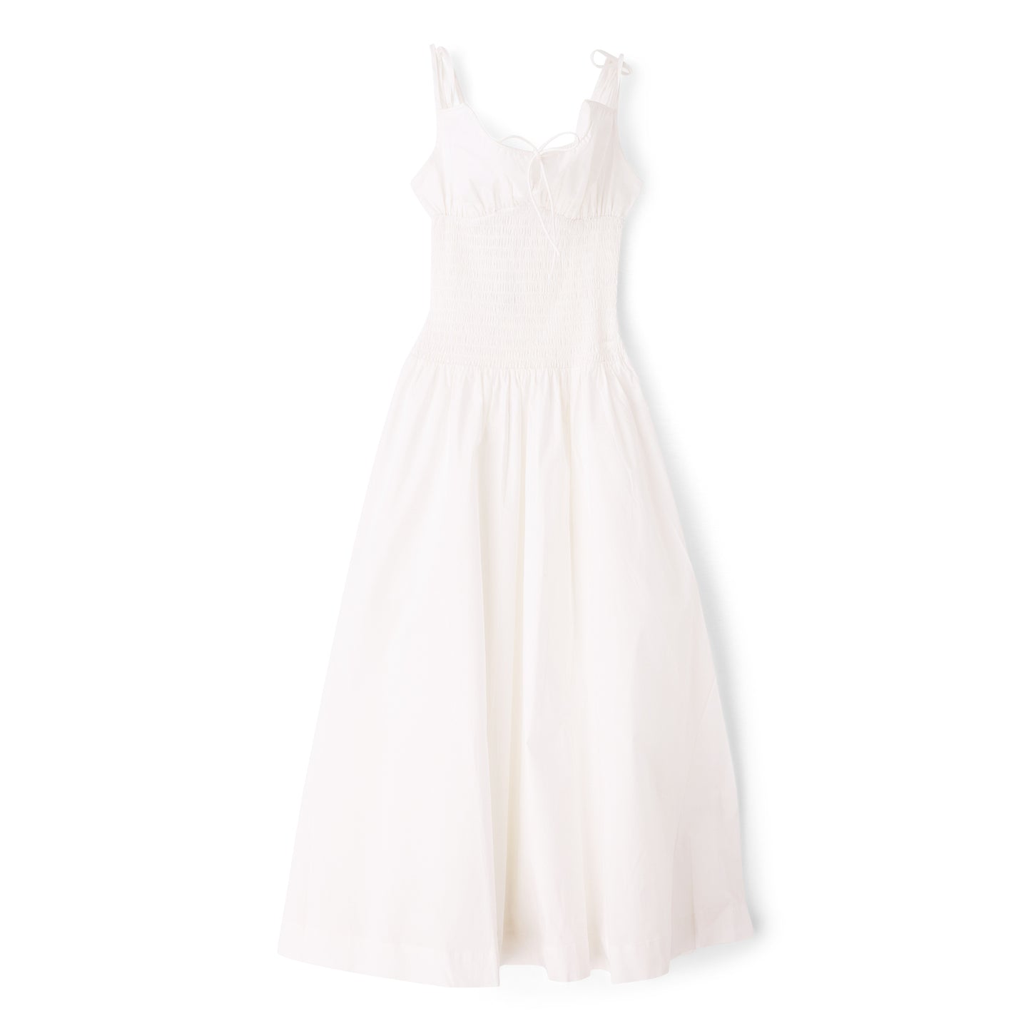 Danielle Guizio Lura Midi Dress (White)