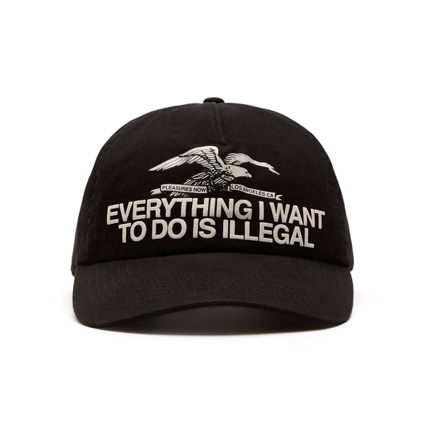 Pleasures Illegal Snapback (Black) – CNCPTS