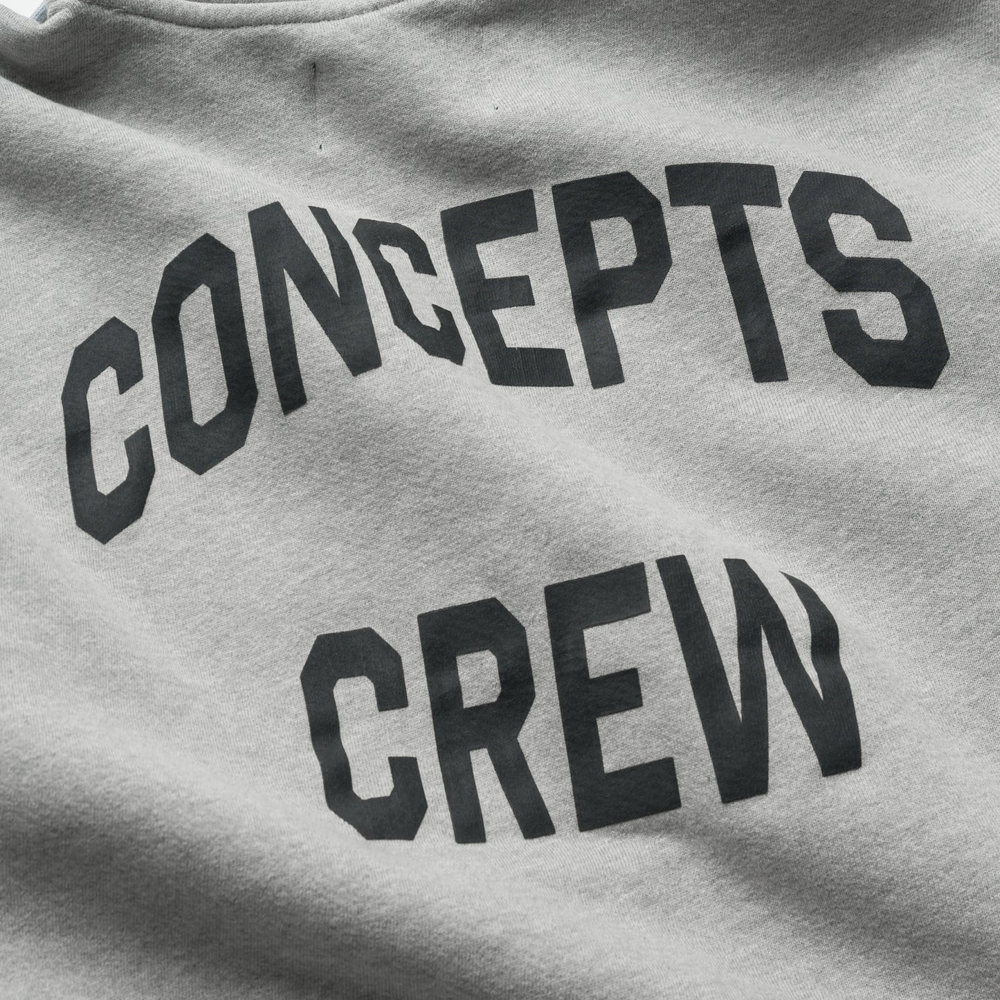 Concepts ‘Crew' Distressed Hoodie (Heather Grey)