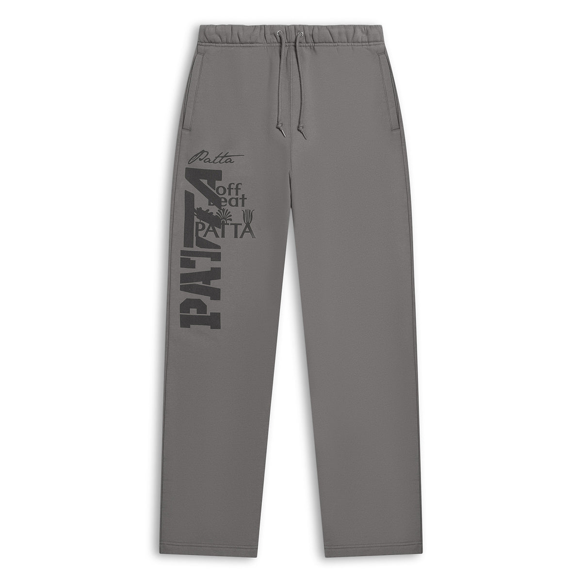 Patta Off Beat Straight Leg Jogging Pants (Grey Pinstripe)