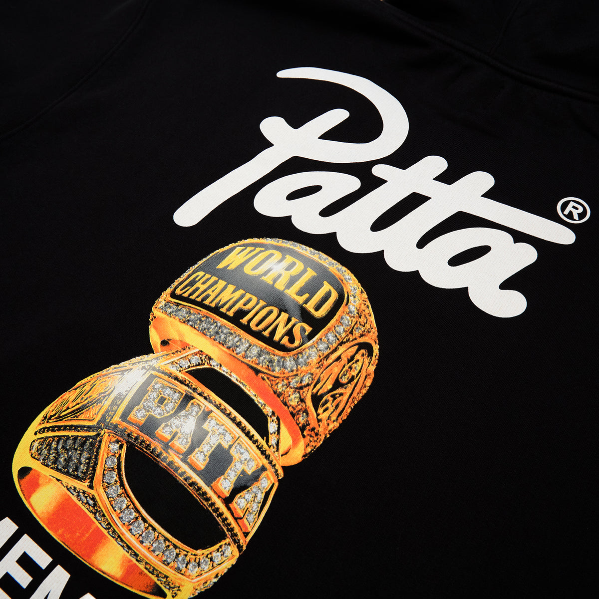 Patta Championship Hooded Sweater (Black)