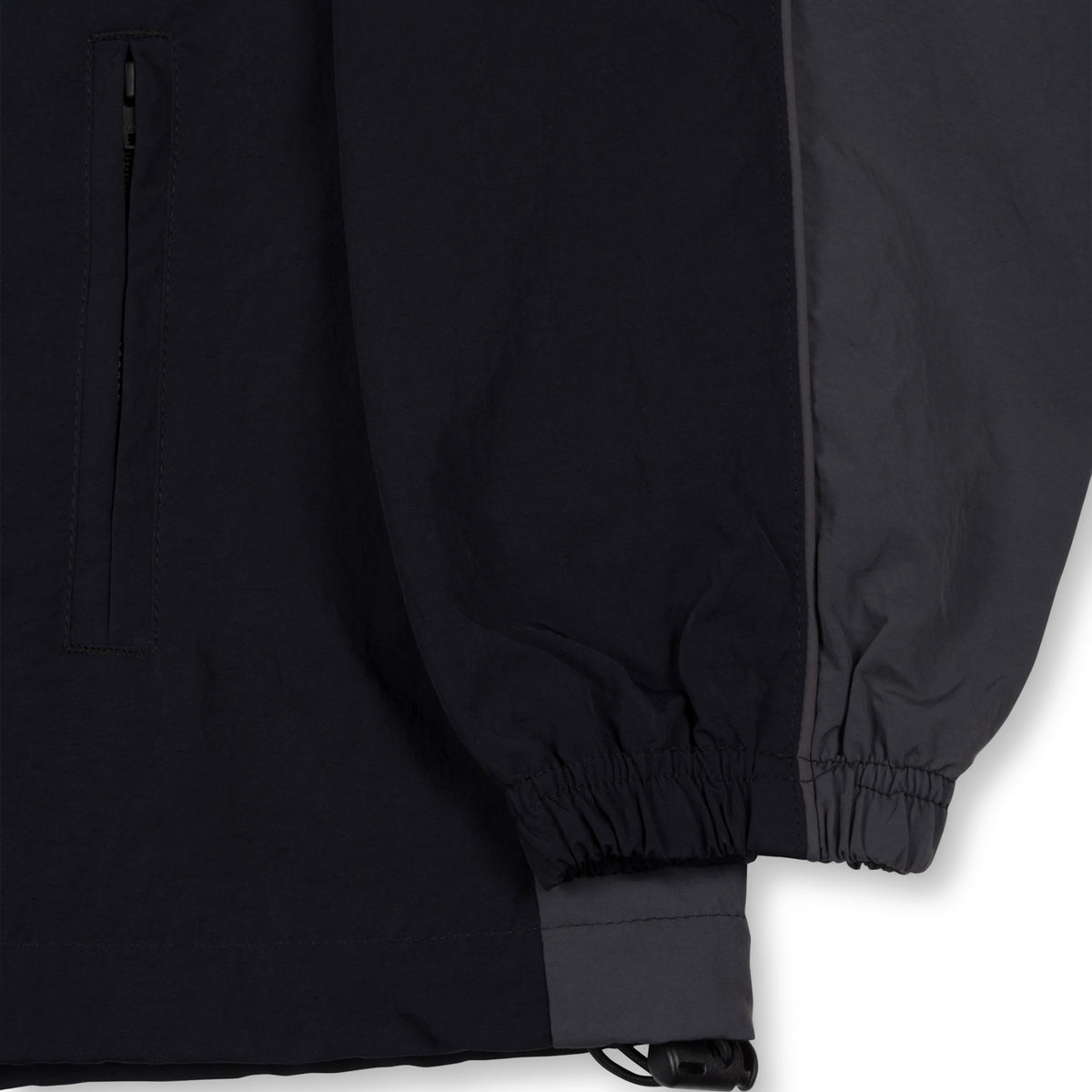 Patta Panelled Track Top (Black)