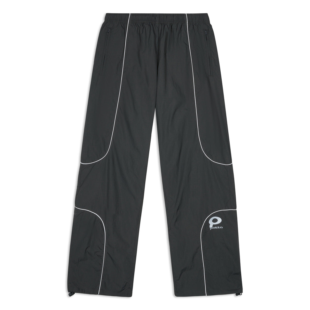 Patta Piping Track Pants (Grey Pinstripe)