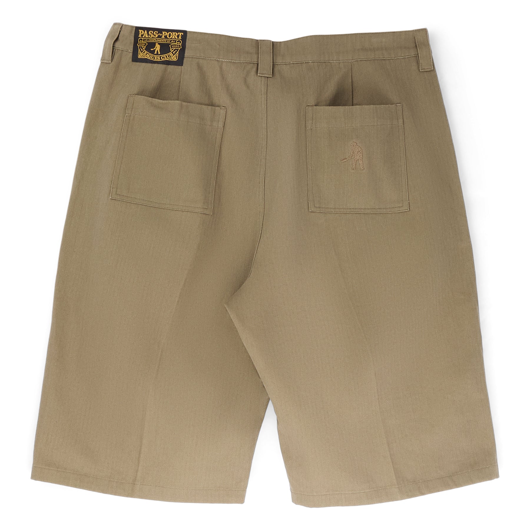 Pass-Port Herringbone Leagues Club Short R44 (OLIVE)